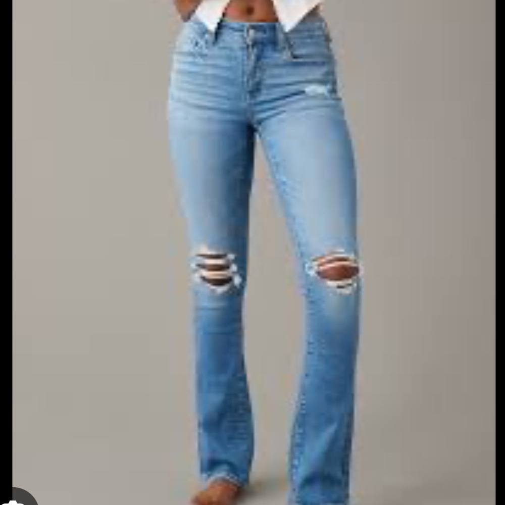 American Eagle Outfitters Skinny Kick Low Rise Jeans